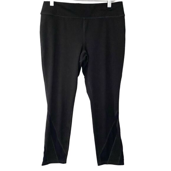Susan Lucci Black athletic leggings Medium Petite - Picture 1 of 10